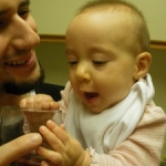 Introducing Solids – my turn to do some feeding